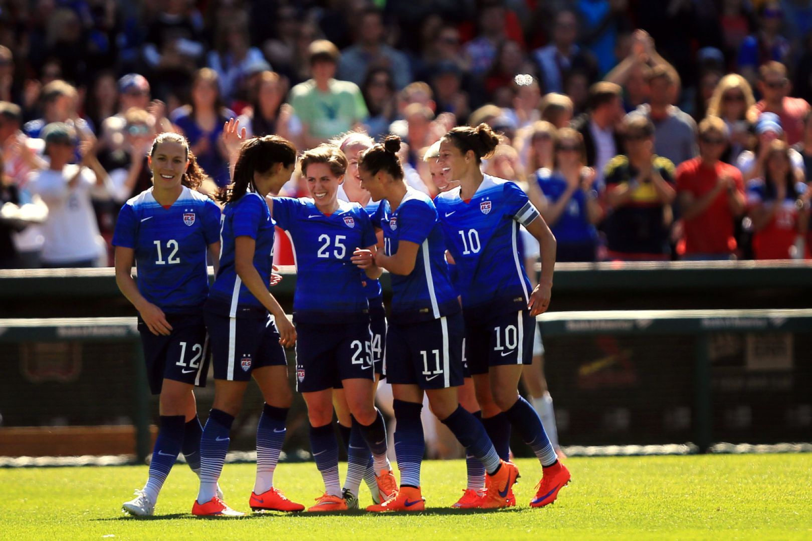 Women's soccer at Busch Stadium in St. Louis